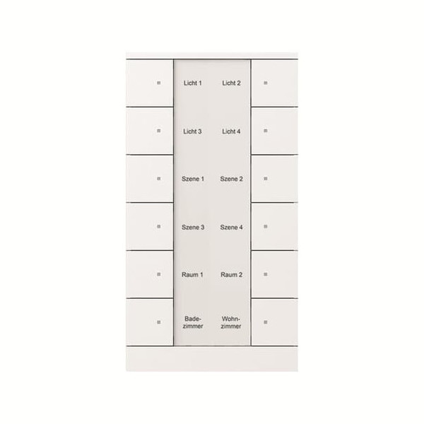 Busch-Jaeger Bedienelement 12-fach Busch-Tenton 2CKA006330A0015 SB/U12.0.11-84