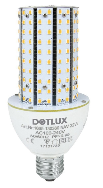 Dotlux 1665-230360 LED-Strassenlampe RETROFITprotect E27 18W 3000K