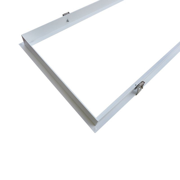 Dotlux 2047-1 Einbaurahmen für LED-Panel 1195x295mm für Trockenbaudecke, pulverbeschichtet, weiß mit Clips