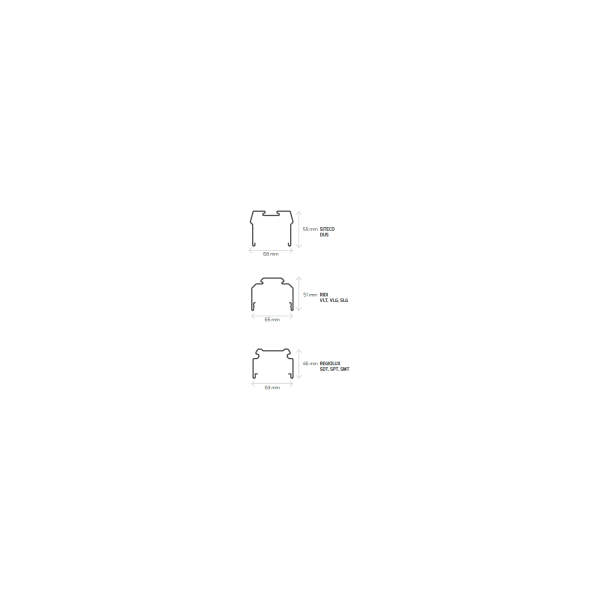 Dotlux 2814-350045 LED-Lichtbandsystem LINEAclick 50W 5000K engstrahlend dimmbar DALI Made in Germany