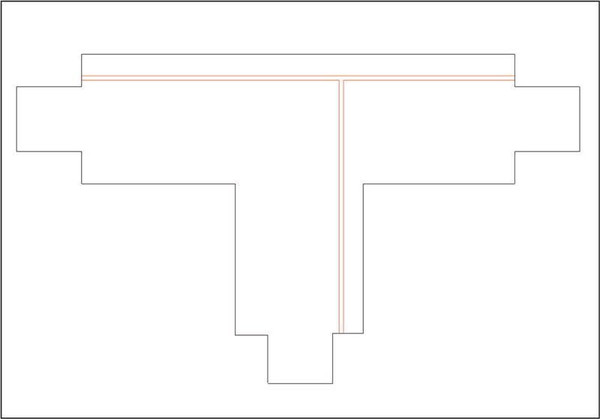 Dotlux 3899-SR2 3 Phasen-T-Verbinder, rechts 2, schwarz