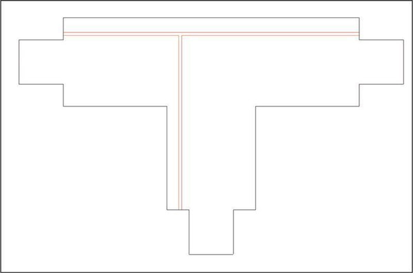 Dotlux 3899-WL2 3 Phasen-T-Verbinder, links 2, weiss