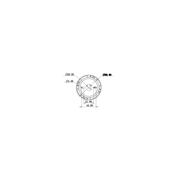 Dotlux 4356-030036 LED-Leuchte SLIMvario Ø80x160mm 18W 3000K weiß