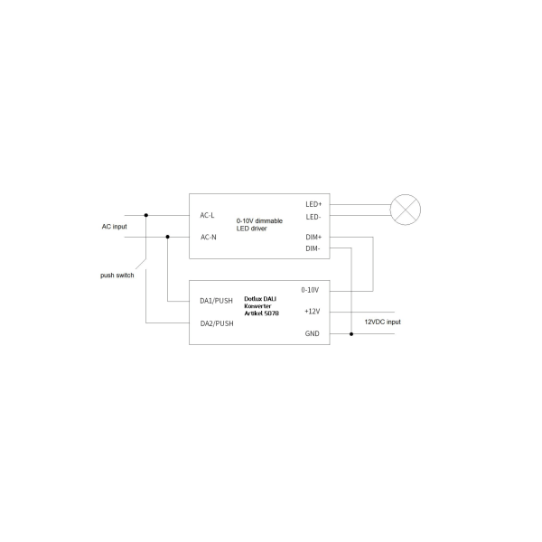 Dotlux 5078 DALI zu 1-10V Konverter für LIGHTSHOWERsmart und LIGHTSHOWERugr