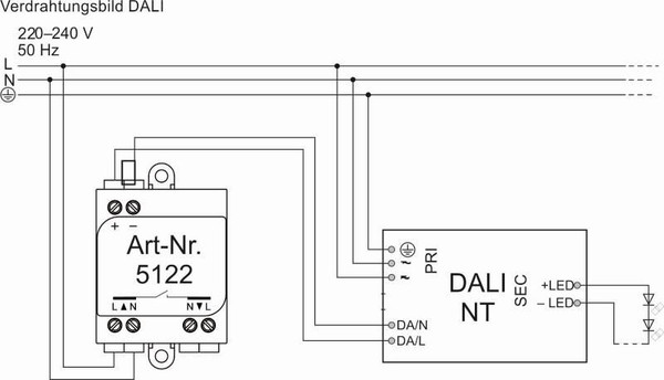 Dotlux 5122 CASAMBI Schnittstelle 1-10V/DALI zur Einzelgerätesteuerung