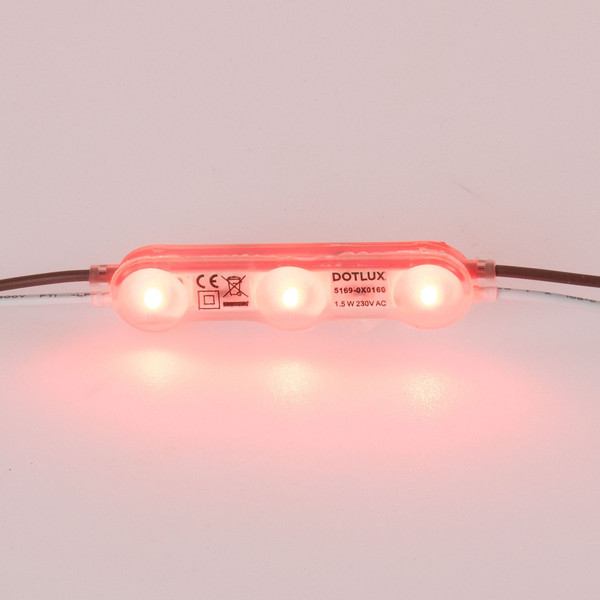 Dotlux 5169-0R0160 LED-Modul ACplus 1,5W 160° IP67 rot 100er Kette