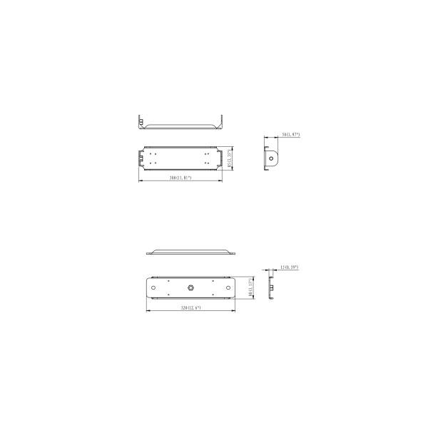 Dotlux 5261 Halterung Duo für LED-Hallenstrahler COOLER