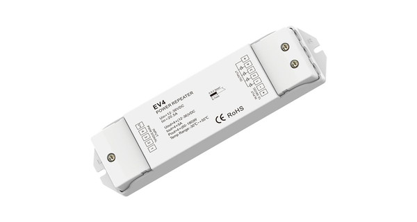 Dotlux 5271-4 LED-Verstärker max. 720W für mehrfarbige LED-Streifen 4 Kanäle 4x5 A (12-36V)