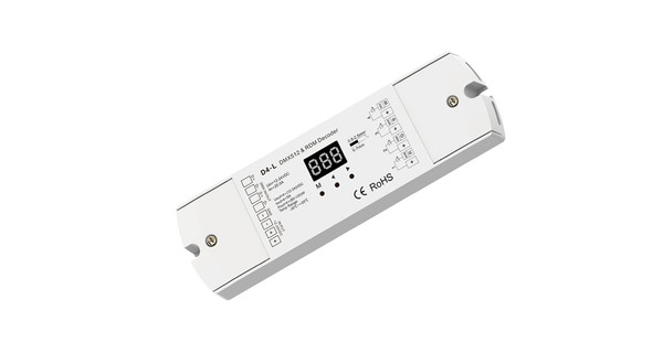 Dotlux 5275 DMX Empfänger/Dimmer mit integrierter Stand Alone Funktion 4 Kanäle 12-24V DC 4x5A