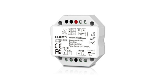 Dotlux 5277 LED Funk-Empfänger/DimmerTuya & Fusion Triac Empfänger 1,5A 1Kanal 100 - 240V AC