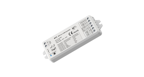 Dotlux 5279 5 in 1 LED Funk-Empfänger/Dimmer TUYA & Fusion Technologie15,5A 12-24V für alle LED-Streifen