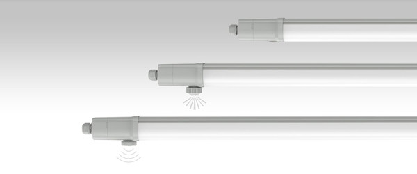 Dotlux 5433-140150 LED-Feuchtraumleuchte MISTRALsmart 22W/30W 4000K POWERselect IP65 1200mm durchverdrahtet