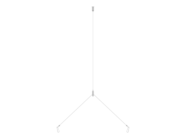 Dotlux 5530 Abhängeset für Panels RIMLESS