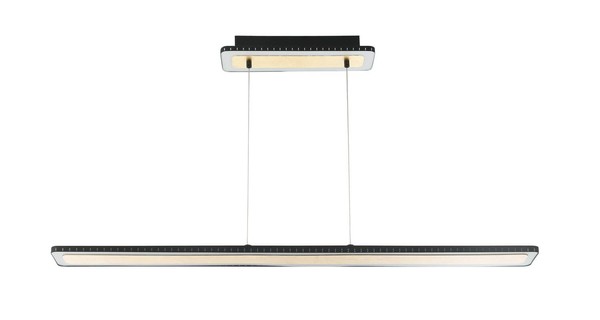 LUCE Design Solaris LED Pendelleuchte Warmweiss dimmbar 60W 3-Stufendimmer Gold, schwarz