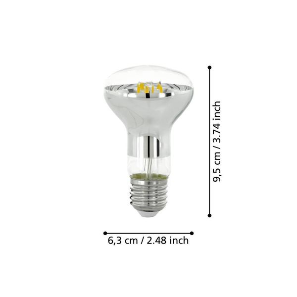 Eglo 110028 LED E27 Leuchtmittel 1x5,5W Ø63mm warmweiss dimmbar