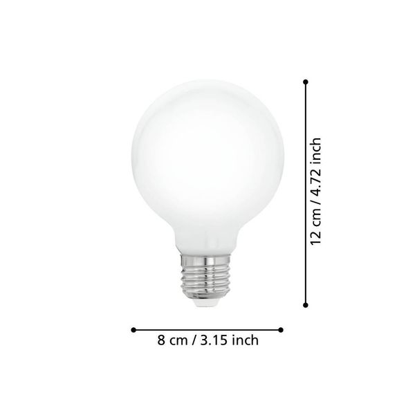 Eglo 110039 LED E27 Leuchtmittel 1x9W Ø80mm warmweiss