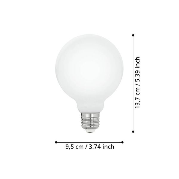 Eglo 110042 LED E27 Leuchtmittel 1x9W Ø95mm warmweiss