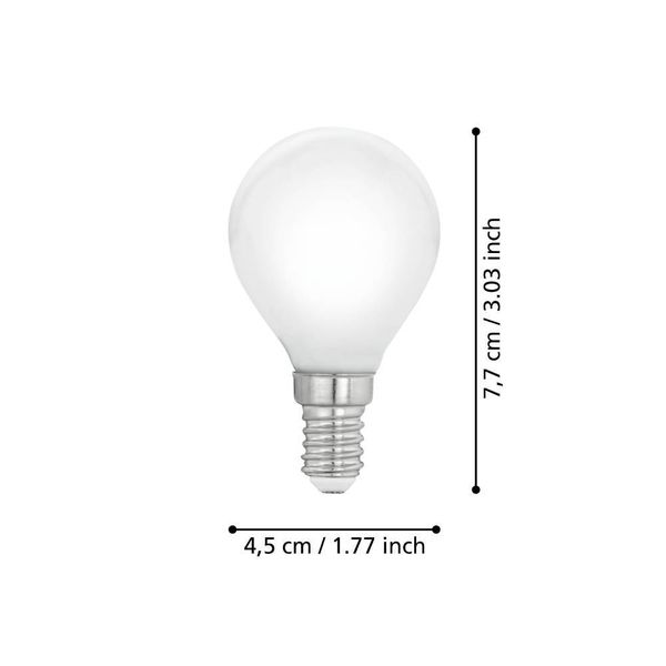 Eglo 110047 LED E14 Leuchtmittel 1x7W Ø45mm warmweiss