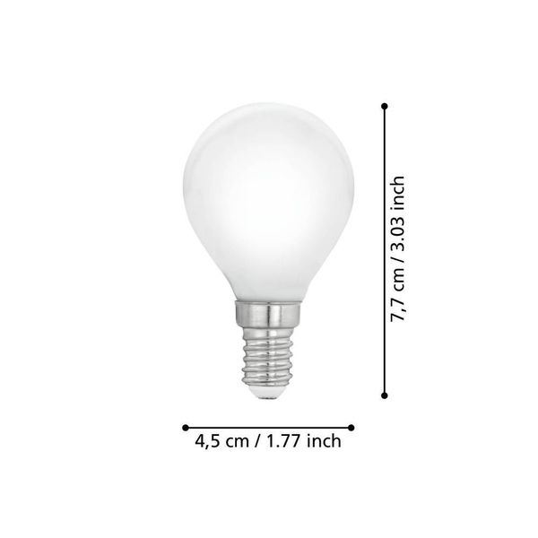 Eglo 110049 LED E14 Leuchtmittel 1x4,5W Ø45mm warmweiss dimmbar