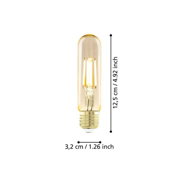 Eglo 110068 LED E27 Leuchtmittel 1x4W Ø32mm warmweiss dimmbar