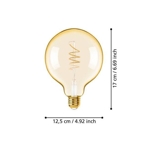 Eglo 110082 LED E27 Leuchtmittel 1x4W Ø125mm warmweiss dimmbar