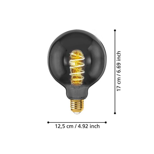 Eglo 110087 LED E27 Leuchtmittel 1x4W Ø125mm warmweiss dimmbar