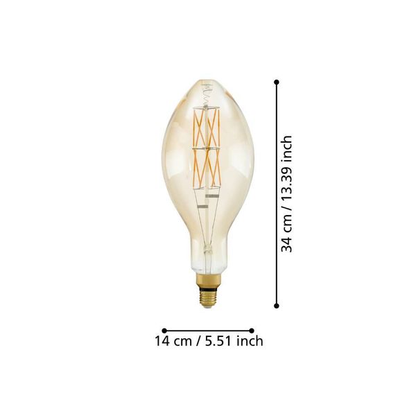 Eglo 110109 LED E27 Leuchtmittel 1x8W Ø140mm warmweiss dimmbar