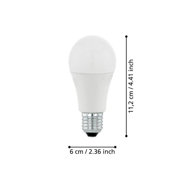 Eglo 110135 LED E27 Leuchtmittel 1x11W Ø60mm warmweiss dimmbar