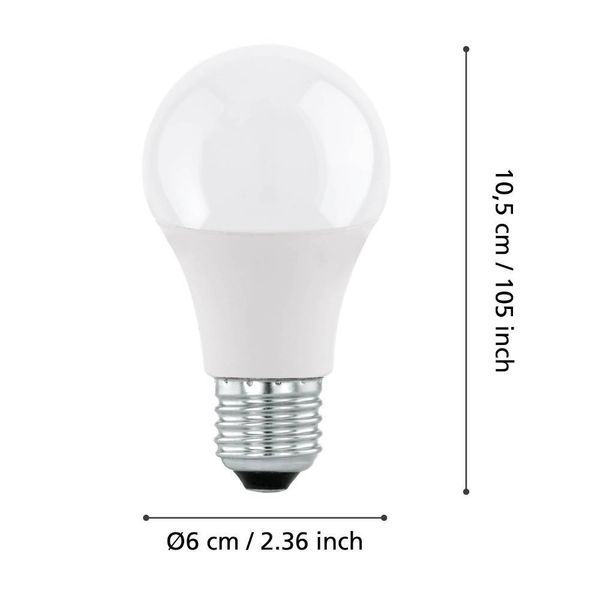 Eglo 110172 LED E27 Leuchtmittel 1x8,8W Ø60mm neutralweiss