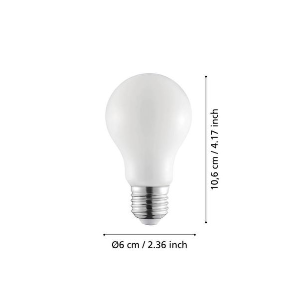 Eglo 110189 LED E27 Leuchtmittel 1x4,5W Ø60mm warmweiss