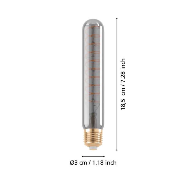 Eglo 110201 LED E27 Leuchtmittel 1x4W Ø30mm warmweiss