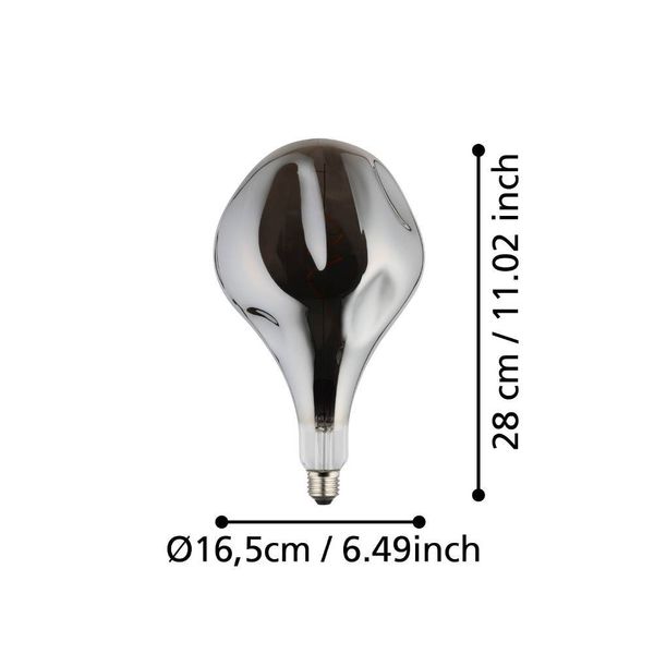 Eglo 110234 LED E27 Leuchtmittel 1x4W Ø165mm warmweiss dimmbar