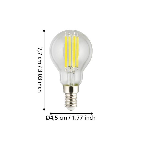 Eglo 110282 LED E14 Leuchtmittel 1x2,2W Ø45mm warmweiss