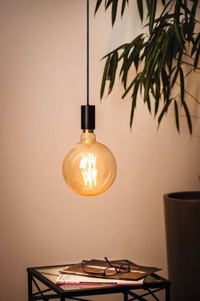 EGLO Vintage Spezial E27 LED große Globe Lampe G200 8W 2100K extra-warmweiss dimmbar