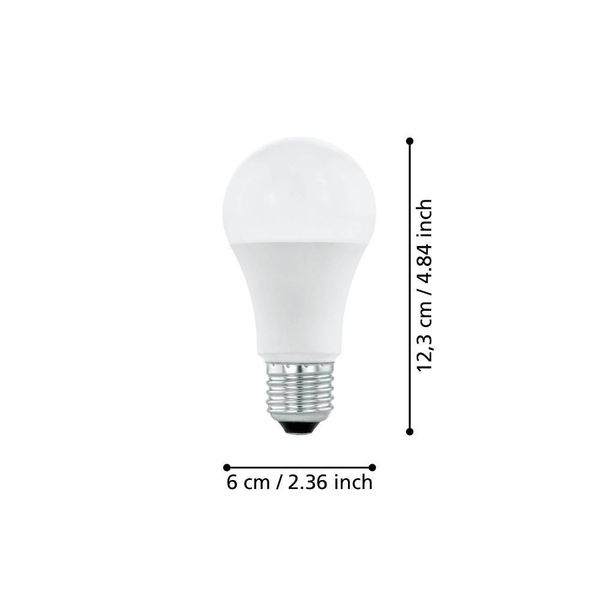 Eglo 11934 LED E27 Leuchtmittel 1x11,2W Ø60mm warmweiss