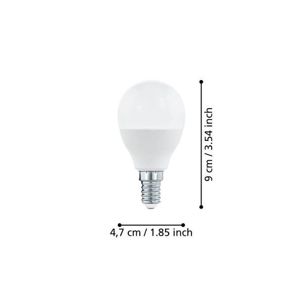 Eglo 12262 LED E14 Leuchtmittel 1x3,4W Ø45mm neutralweiss