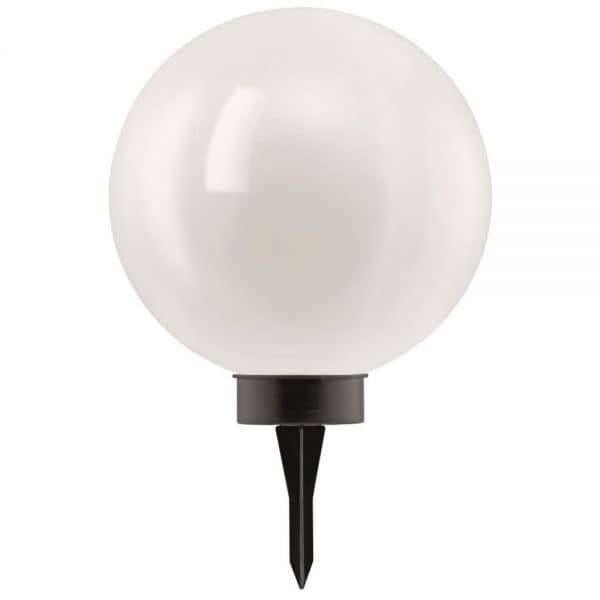 Eglo LED Aussenleuchte Kugel Ø30cm weiss Solarbetrieb mit Schalter