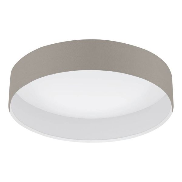 Eglo 31589 PASTERI LED 3-fach Deckenleuchte 3x3,6W Ø320mm Weiss Taupe warmweiss