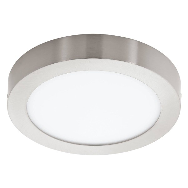 Eglo 32442 Fueva 1 LED Decken-/Wandleuchte 18W Ø22,5cm Nickel