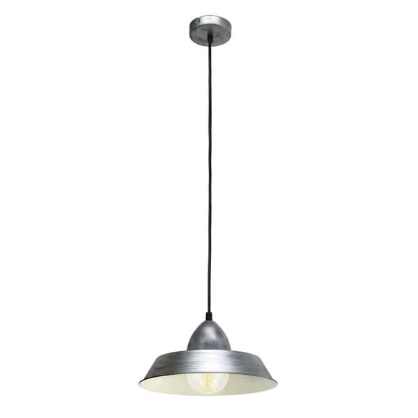 Eglo 49246 Auckland Hängeleuchte E27 Stahl silber-antik
