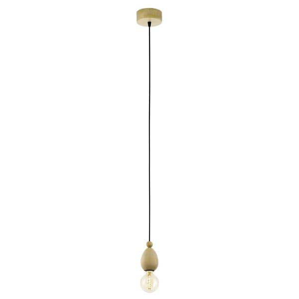 Eglo 49376 Avoltri Hängeleuchte E27 Holz Eiche