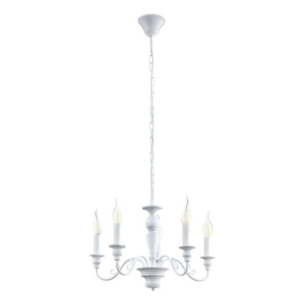 Eglo 49851 Caposile Pendelleuchte 5xE14 Stahl weiss