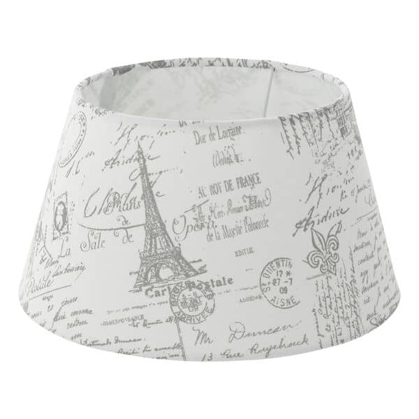 Eglo 49964 1+1 Vintage Schirm grau weiss 25cm