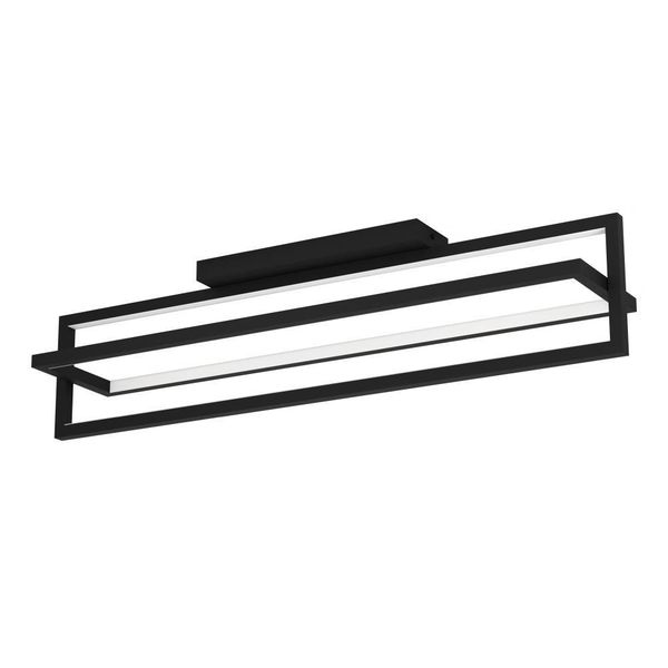 Eglo 900465 SIBERIA LED Deckenleuchte 34W 780x160mm Schwarz Weiss steuerbare Lichtfarbe dimmbar