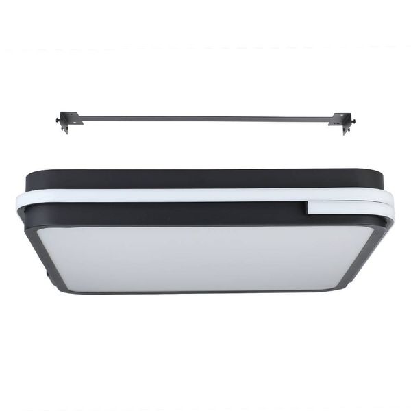 Eglo 900477 GENOVESE-Z LED Deckenleuchte 22W 470x470mm Schwarz Weiss steuerbare Lichtfarbe dimmbar