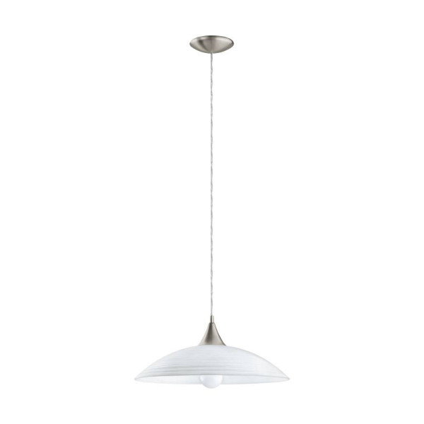 Eglo 91496 LAZOLO E27 Hängeleuchte Ø420mm Weiss Lackiert