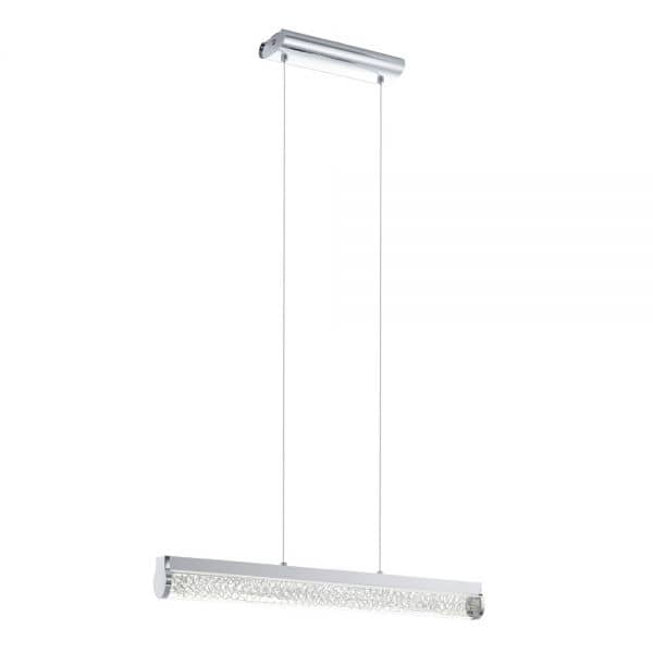 Eglo LED Hängeleuchte Trevelo 24W 1680Lm glas-alu