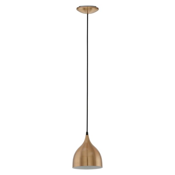 Eglo 93836 Coretto Hängeleuchte E27 Stahl kupferfarben