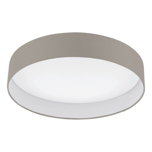 Eglo 93952 PALOMARO LED 4-fach Deckenleuchte 4x5,4W Ø500mm Weiss Taupe warmweiss