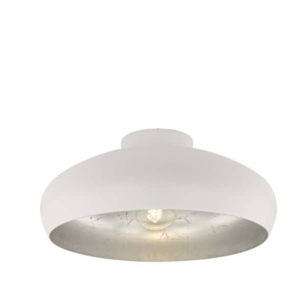 Eglo Deckenleuchte Mogano E27 weiss und silber